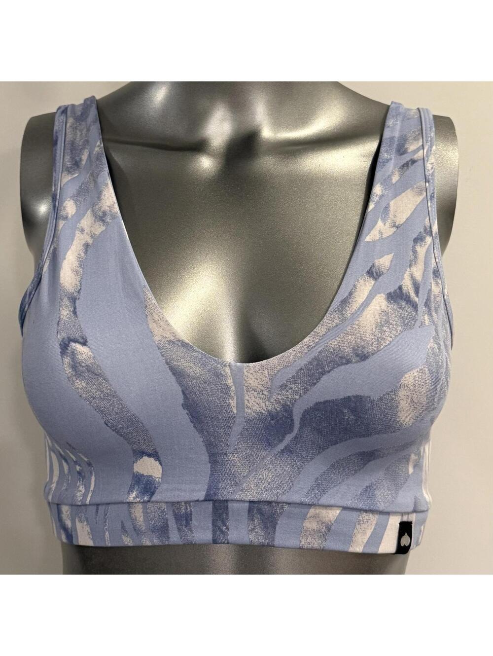 Booty By Brabants Stylish Blue Activewear Sports Bra OS